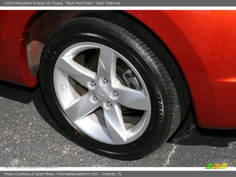 Rave Red Pearl / Dark Charcoal 2009 Mitsubishi Eclipse GS Coupe