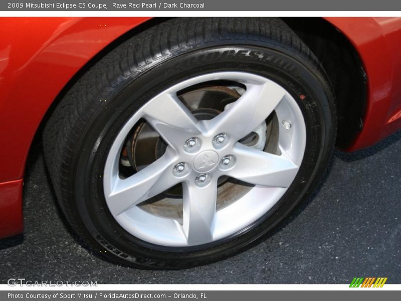 Rave Red Pearl / Dark Charcoal 2009 Mitsubishi Eclipse GS Coupe