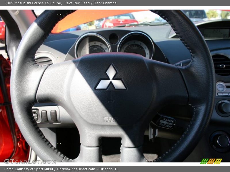 Rave Red Pearl / Dark Charcoal 2009 Mitsubishi Eclipse GS Coupe