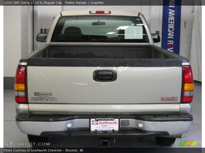 Pewter Metallic / Graphite 2000 GMC Sierra 1500 SL Regular Cab
