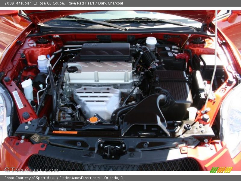 Rave Red Pearl / Dark Charcoal 2009 Mitsubishi Eclipse GS Coupe