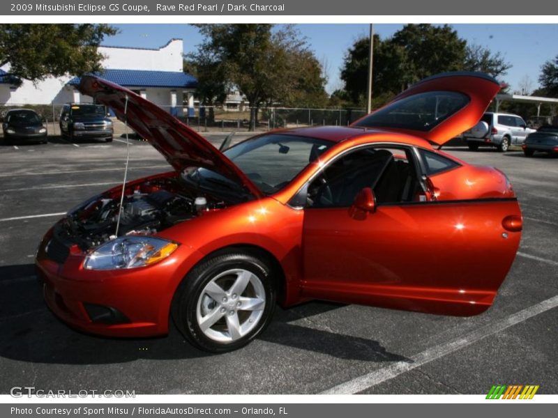 Rave Red Pearl / Dark Charcoal 2009 Mitsubishi Eclipse GS Coupe