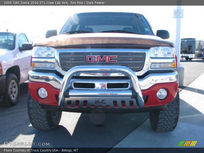 Fire Red / Dark Pewter 2005 GMC Sierra 1500 Z71 Crew Cab 4x4