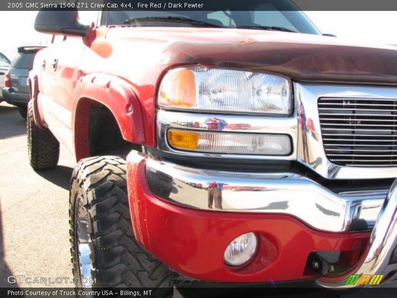 Fire Red / Dark Pewter 2005 GMC Sierra 1500 Z71 Crew Cab 4x4