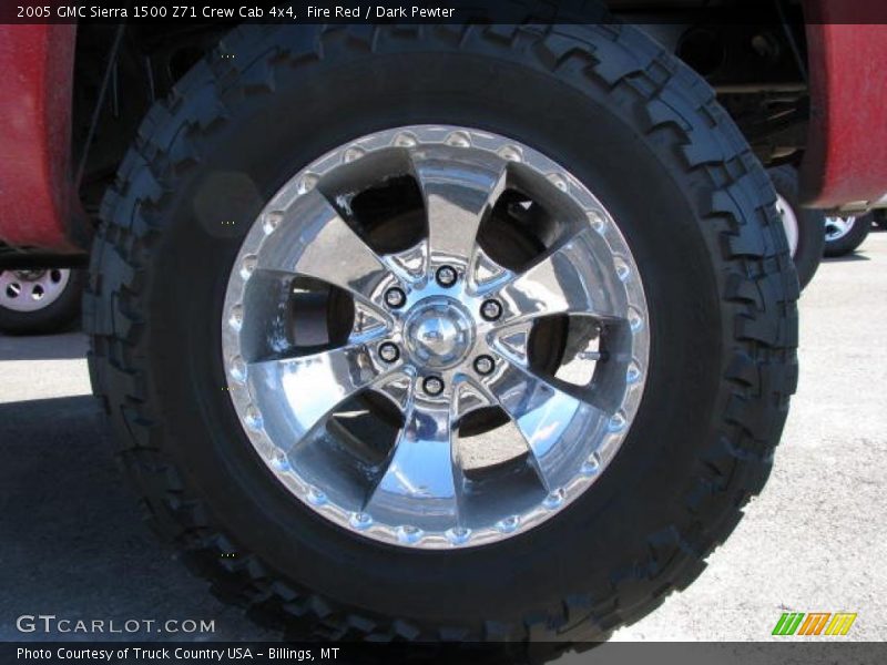 Fire Red / Dark Pewter 2005 GMC Sierra 1500 Z71 Crew Cab 4x4