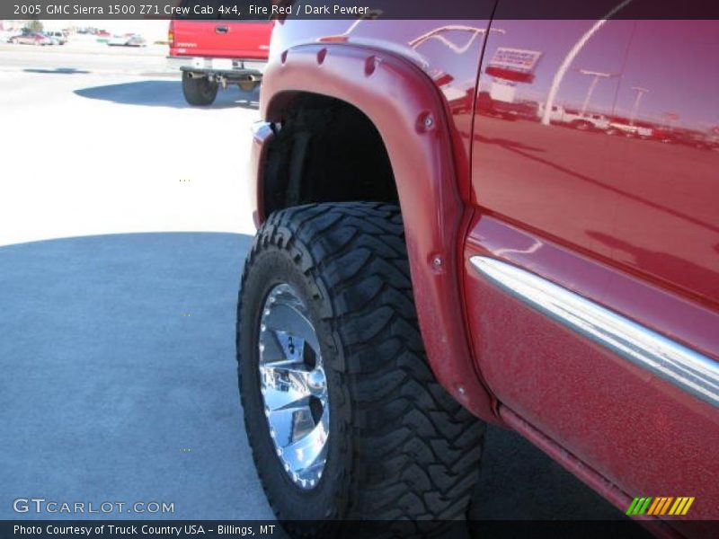 Fire Red / Dark Pewter 2005 GMC Sierra 1500 Z71 Crew Cab 4x4