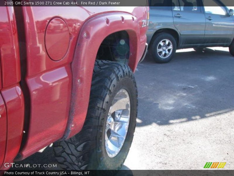 Fire Red / Dark Pewter 2005 GMC Sierra 1500 Z71 Crew Cab 4x4