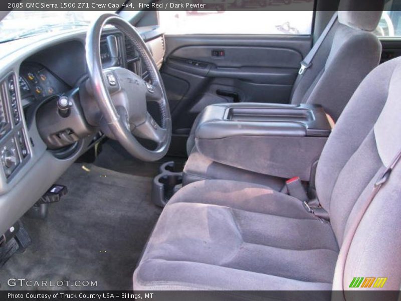 Fire Red / Dark Pewter 2005 GMC Sierra 1500 Z71 Crew Cab 4x4