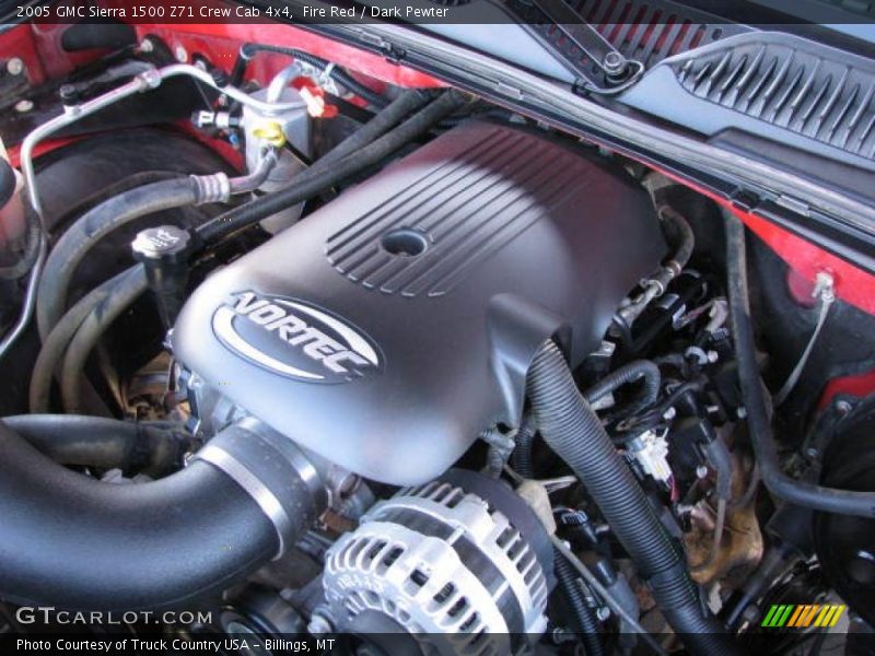 Fire Red / Dark Pewter 2005 GMC Sierra 1500 Z71 Crew Cab 4x4