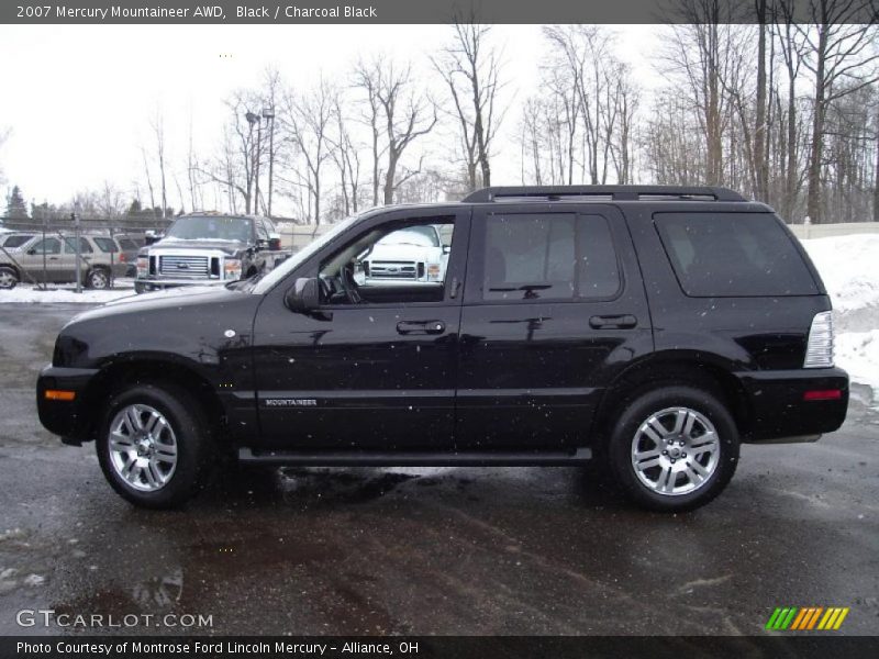 Black / Charcoal Black 2007 Mercury Mountaineer AWD