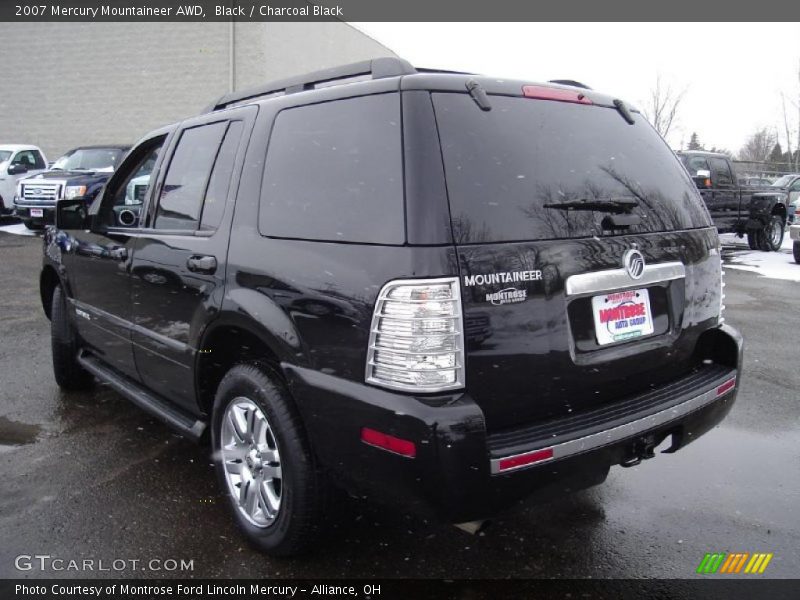 Black / Charcoal Black 2007 Mercury Mountaineer AWD