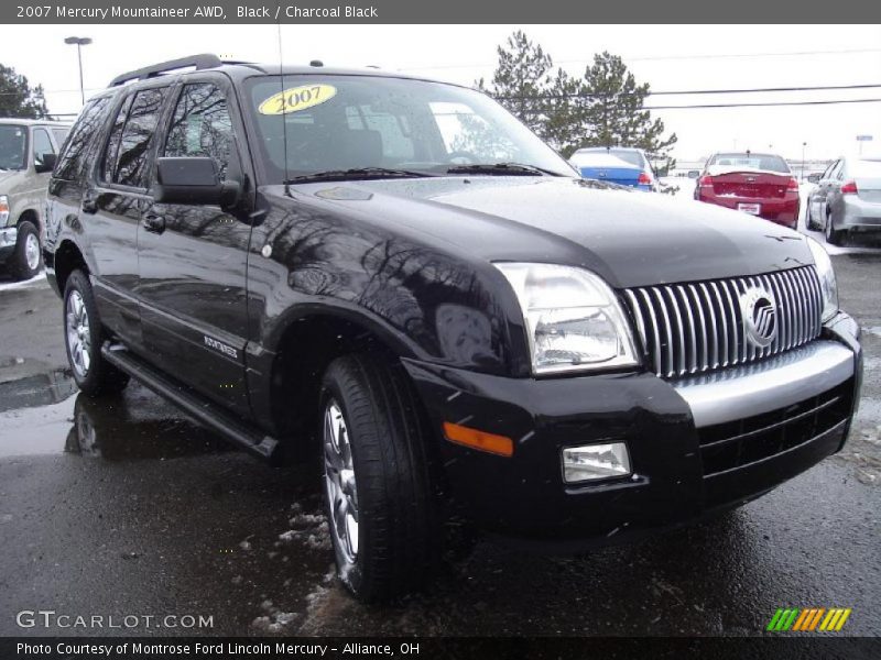 Black / Charcoal Black 2007 Mercury Mountaineer AWD