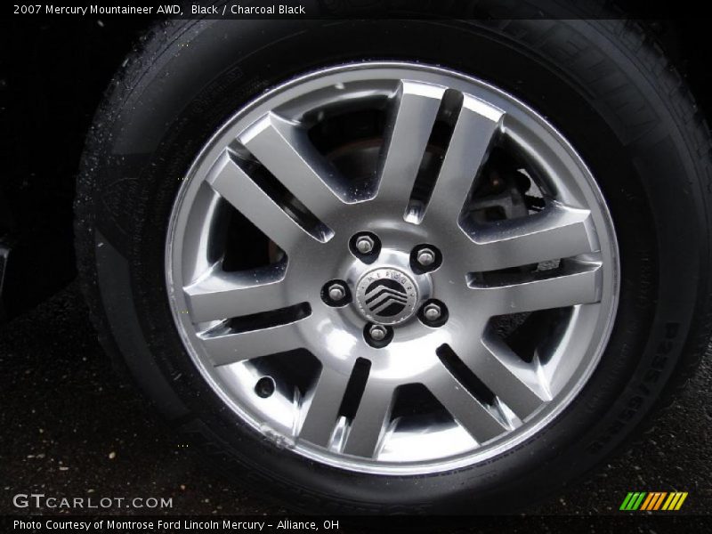 Black / Charcoal Black 2007 Mercury Mountaineer AWD