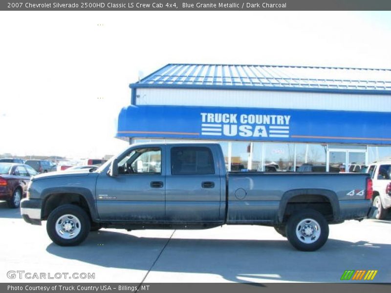 Blue Granite Metallic / Dark Charcoal 2007 Chevrolet Silverado 2500HD Classic LS Crew Cab 4x4