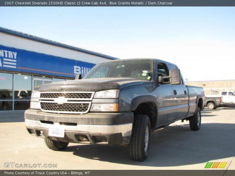 Blue Granite Metallic / Dark Charcoal 2007 Chevrolet Silverado 2500HD Classic LS Crew Cab 4x4