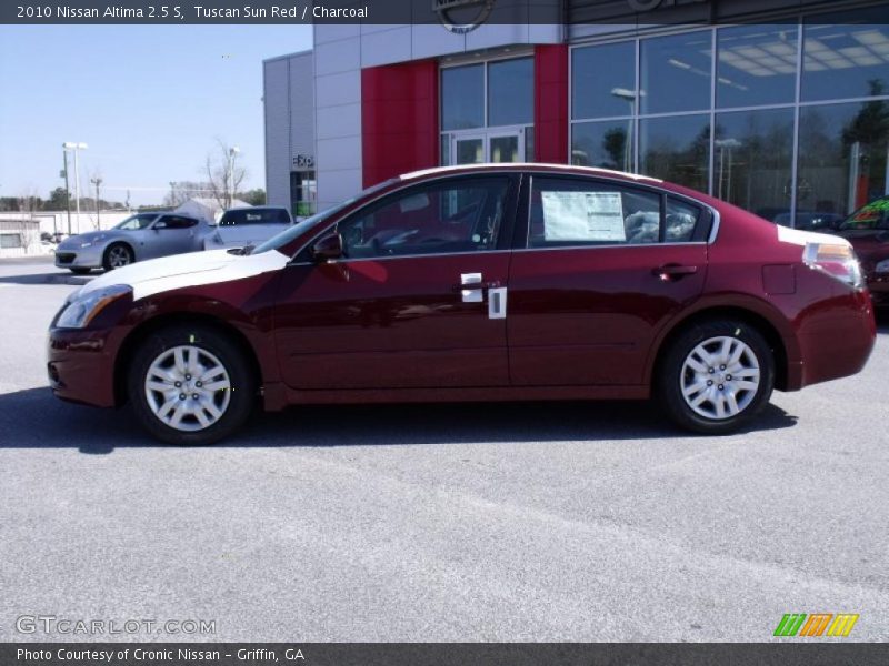 Tuscan Sun Red / Charcoal 2010 Nissan Altima 2.5 S