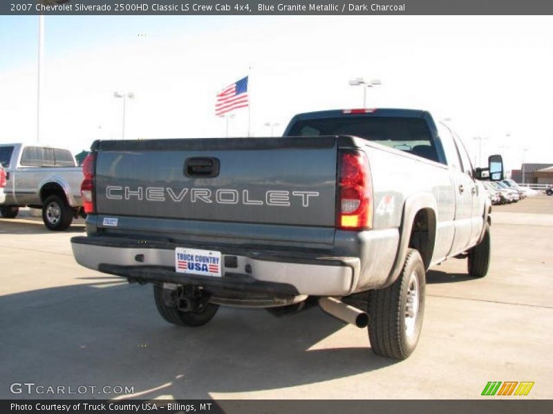 Blue Granite Metallic / Dark Charcoal 2007 Chevrolet Silverado 2500HD Classic LS Crew Cab 4x4