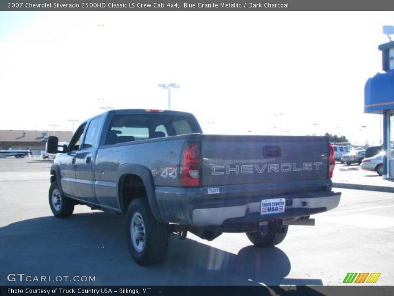 Blue Granite Metallic / Dark Charcoal 2007 Chevrolet Silverado 2500HD Classic LS Crew Cab 4x4