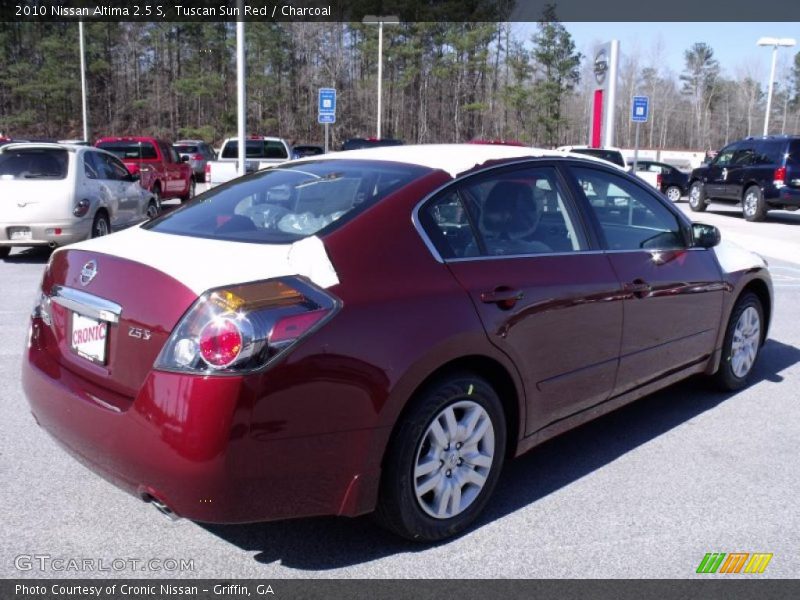 Tuscan Sun Red / Charcoal 2010 Nissan Altima 2.5 S