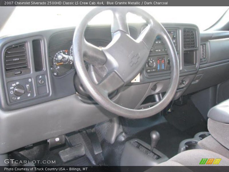 Blue Granite Metallic / Dark Charcoal 2007 Chevrolet Silverado 2500HD Classic LS Crew Cab 4x4