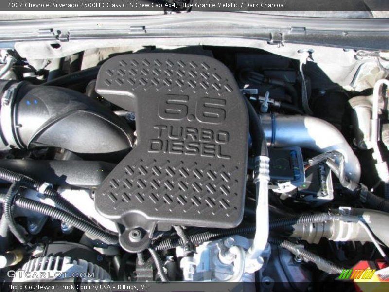Blue Granite Metallic / Dark Charcoal 2007 Chevrolet Silverado 2500HD Classic LS Crew Cab 4x4