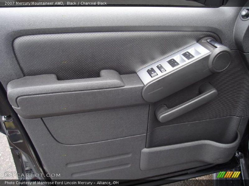 Black / Charcoal Black 2007 Mercury Mountaineer AWD