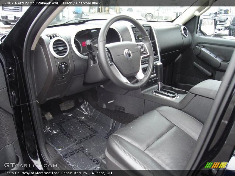 Black / Charcoal Black 2007 Mercury Mountaineer AWD