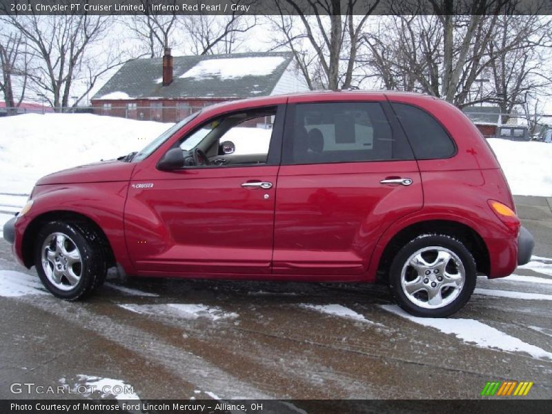 Inferno Red Pearl / Gray 2001 Chrysler PT Cruiser Limited