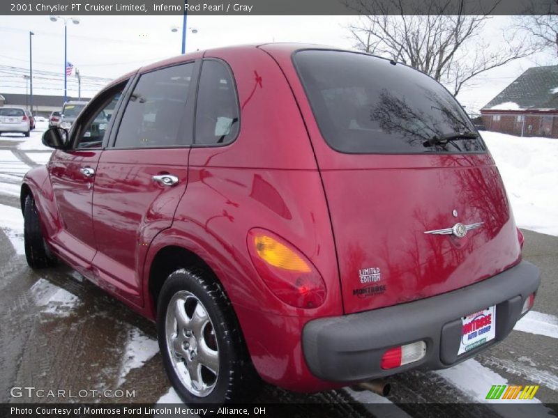 Inferno Red Pearl / Gray 2001 Chrysler PT Cruiser Limited
