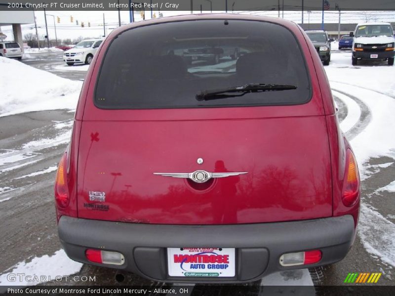Inferno Red Pearl / Gray 2001 Chrysler PT Cruiser Limited