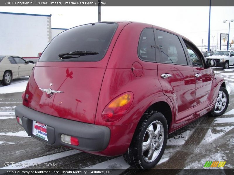 Inferno Red Pearl / Gray 2001 Chrysler PT Cruiser Limited