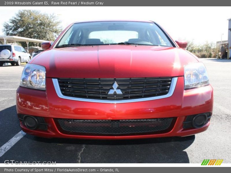 Rave Red Pearl / Medium Gray 2009 Mitsubishi Galant ES