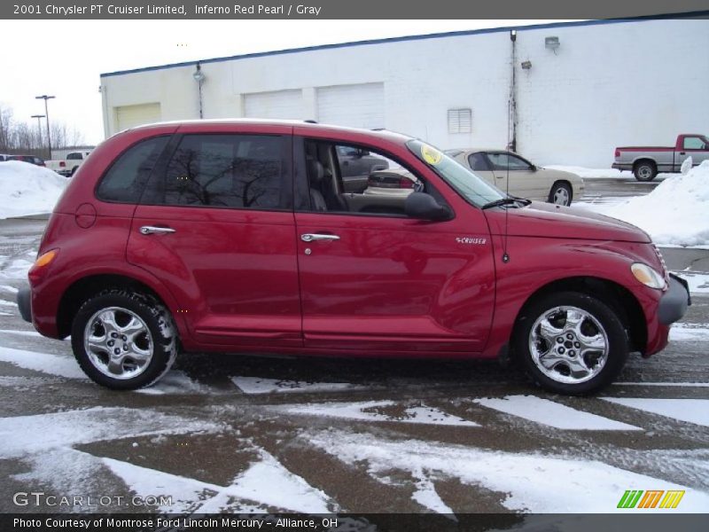 Inferno Red Pearl / Gray 2001 Chrysler PT Cruiser Limited