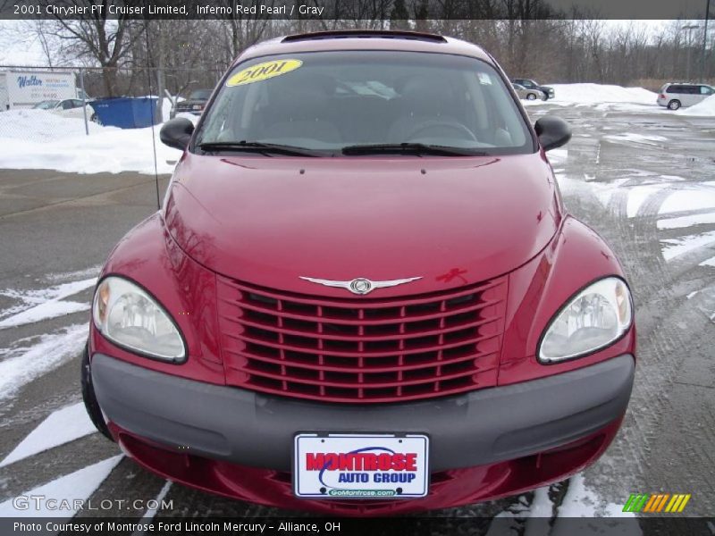Inferno Red Pearl / Gray 2001 Chrysler PT Cruiser Limited