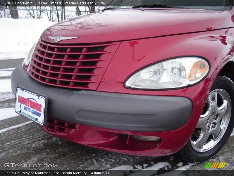 Inferno Red Pearl / Gray 2001 Chrysler PT Cruiser Limited