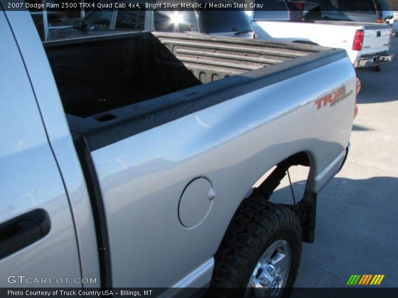 Bright Silver Metallic / Medium Slate Gray 2007 Dodge Ram 2500 TRX4 Quad Cab 4x4
