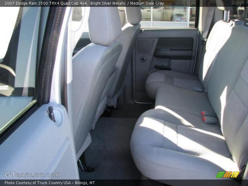 Bright Silver Metallic / Medium Slate Gray 2007 Dodge Ram 2500 TRX4 Quad Cab 4x4