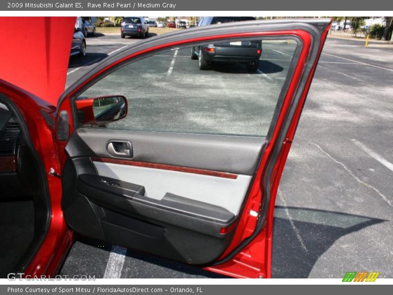 Rave Red Pearl / Medium Gray 2009 Mitsubishi Galant ES