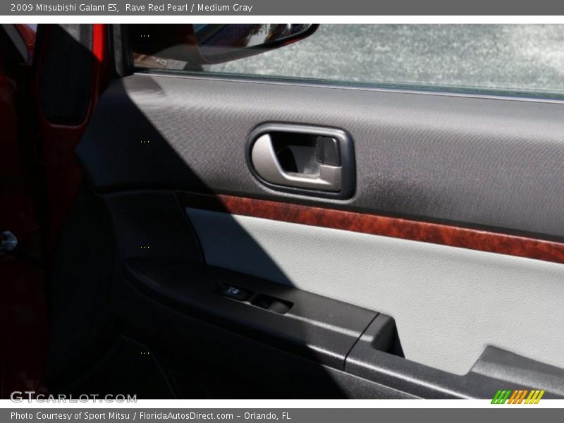 Rave Red Pearl / Medium Gray 2009 Mitsubishi Galant ES