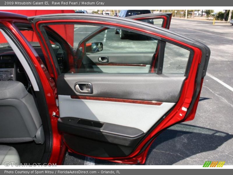 Rave Red Pearl / Medium Gray 2009 Mitsubishi Galant ES