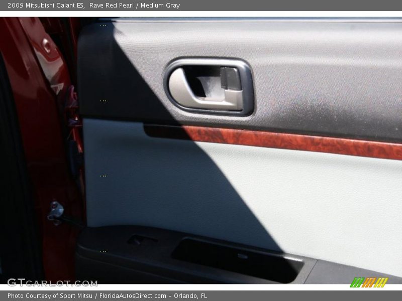 Rave Red Pearl / Medium Gray 2009 Mitsubishi Galant ES