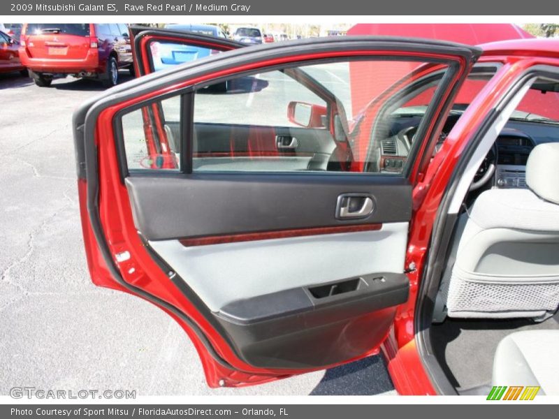 Rave Red Pearl / Medium Gray 2009 Mitsubishi Galant ES