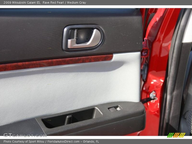 Rave Red Pearl / Medium Gray 2009 Mitsubishi Galant ES