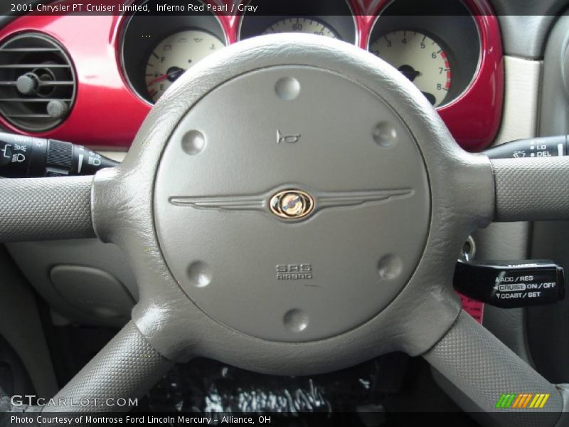 Inferno Red Pearl / Gray 2001 Chrysler PT Cruiser Limited