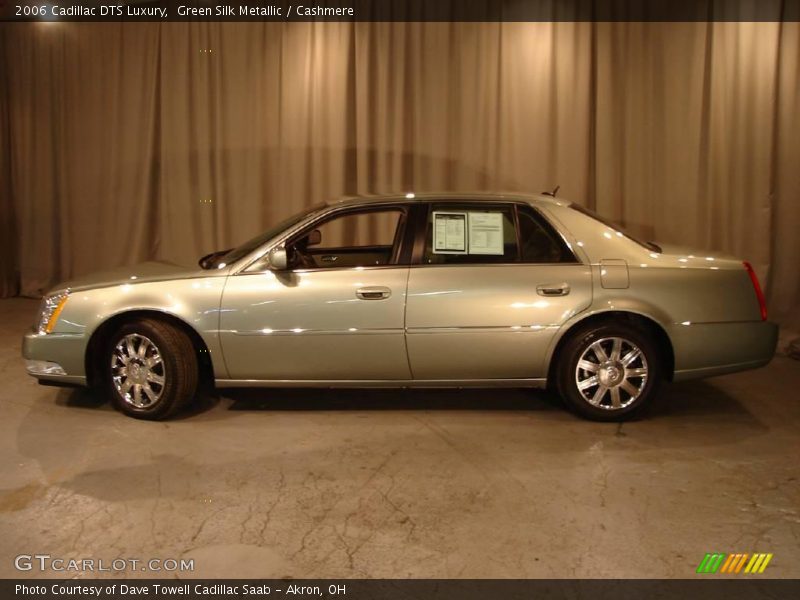 Green Silk Metallic / Cashmere 2006 Cadillac DTS Luxury
