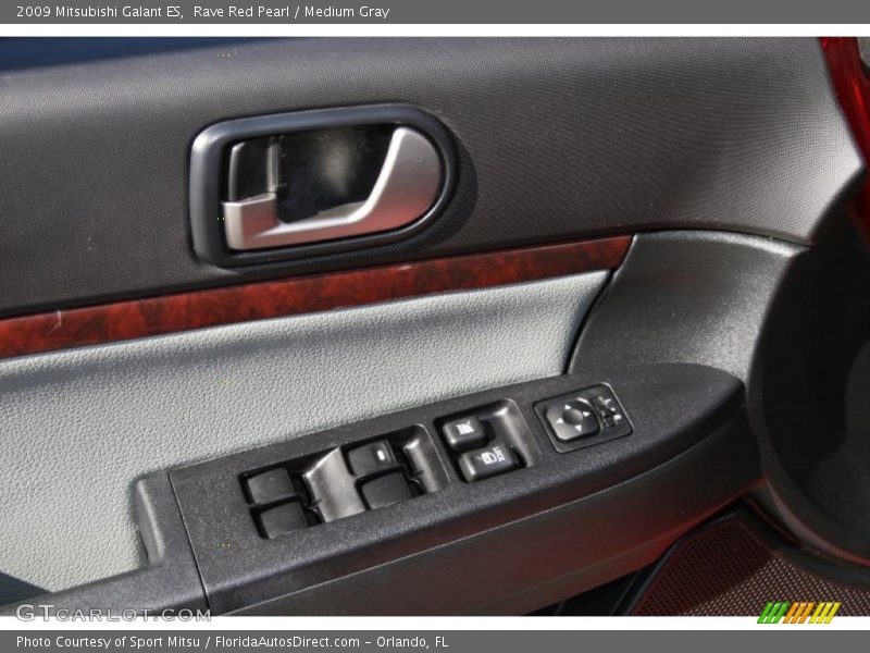 Rave Red Pearl / Medium Gray 2009 Mitsubishi Galant ES