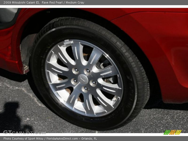 Rave Red Pearl / Medium Gray 2009 Mitsubishi Galant ES