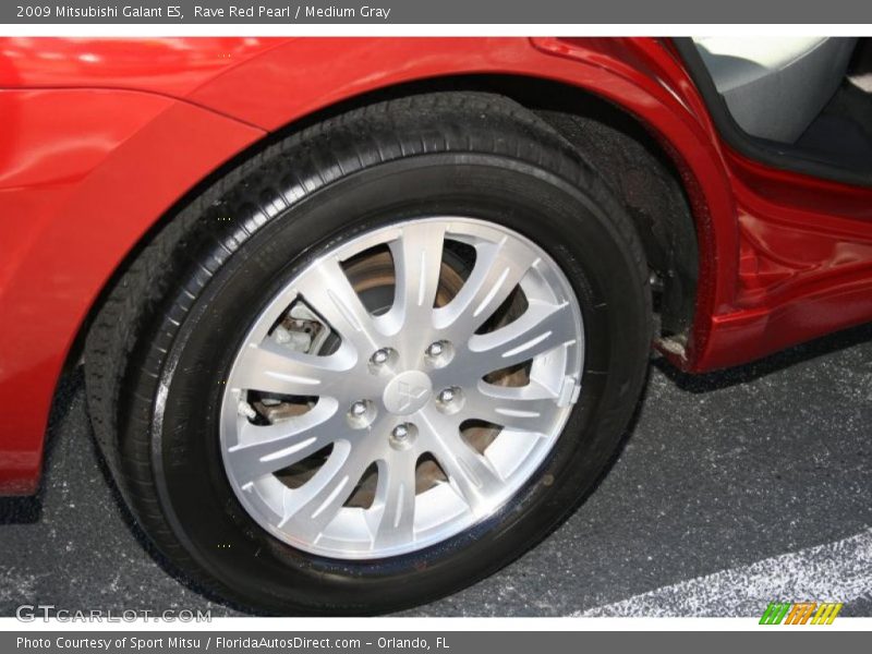 Rave Red Pearl / Medium Gray 2009 Mitsubishi Galant ES