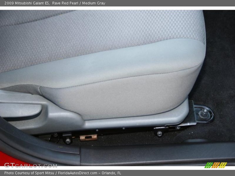 Rave Red Pearl / Medium Gray 2009 Mitsubishi Galant ES