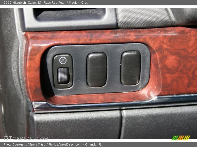 Rave Red Pearl / Medium Gray 2009 Mitsubishi Galant ES